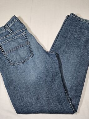 Cinch Black Label 2.0 Western Rodeo Jeans Men 32x34 Relaxed Tapered Medium Stone